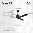 thumbnail image 7 of Matthews Fans - Nan XL - 3 Blade Ceiling Fan In Contemporary Style-10 Inches, 7 of 7