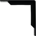 thumbnail image 4 of Ekena Millwork 2"W x 10"D x 10"H Stockport Steel Bracket, Powder Coated Black, 4 of 12