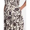 thumbnail image 4 of Time and Tru Women's Double Cloth Midi Dress, Sizes XS-XXXL, 4 of 5