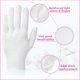 thumbnail image 3 of 20 Pairs Cotton Gloves for Dry Hands, White Cotton Gloves for Eczema, Moisturizing & Jewelry Inspection, Medium Size, 3 of 5