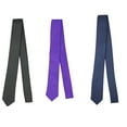 thumbnail image 6 of US 1-2 Pack Men Boy Black Skinny Slim Retro Tie Narrow 2" Thin Necktie M-Colors, 6 of 10