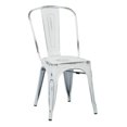thumbnail image 1 of OSP Designs Bristow Antique White Metal Dining Chair, 1 of 3
