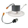 thumbnail image 3 of NICOR Lighting 5/6 inch 800 Lumen LED Recessed Downlight Retrofit Light Fixture in White, 5000K (DCR561081205KWH), 3 of 9