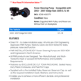 thumbnail image 2 of Power Steering Pump - Compatible with 2003 - 2007 Dodge Ram 3500 5.7L V8 2004 2005 2006, 2 of 2