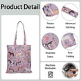 thumbnail image 5 of Boho Horse Canvas Tote Bag – Watercolor Floral Pony Art, Vintage Farm Animal Print, Reusable Shopping Bag for Horse Lovers, Country & Bohemian Aesthetic, 5 of 7
