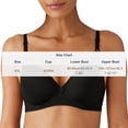 thumbnail image 3 of VONCOS Wireless Bra for Women Plus Size Black XXL, Seamless Comfort Wirefree Bralette with Lightly Padded Cups for Everyday T-Shirt & Lounge,Size 2XL, 3 of 5