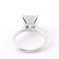thumbnail image 6 of Eclet Jewels Excellent 2 Ct Princess Cut Lab Created Simulated Diamond Ring - Silver 14K White Gold Over Rings - Solitaire Engagement Wedding Fine Rings for Women's - Solo Stone Wedding Diamond Rings, 6 of 9