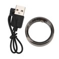 thumbnail image 1 of Bluetooth Smart Ring for Sports, Multiple Sports Modes, Rechargeable, IP68 Waterproof, for Sleep, Sports and Fitness, Black, Size 11, 1 of 4