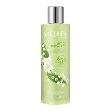 Yardley Lily of the Valley Luxury Body Wash, 8.4 oz