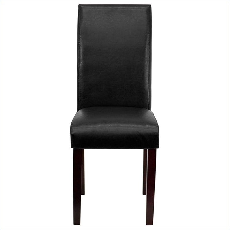 Flash Furniture Upholstered Parsons Dining Chair In Black