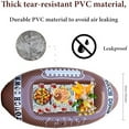 thumbnail image 4 of 1PC Inflatable Football Beverage Cooler for Football Party Decoration, Floating Ice Serving Bar for Sports Party, Pool Party, Picnic Supplies with Repair Kit(Football), 4 of 6