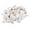 White, variant on 10Pcs Silk Cherry Blossom Flower Heads - Artificial Craft Flowers for DIY, Wedding Wreaths, Gift Box, and Christmas Decorations