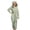 Green, variant on CCRFTGI Pajamas Onesies For Kids Hooded Long Sleeve Zip Up Jumpsuits Warm Fleece Homewear With Pockets Wine 5-14Years