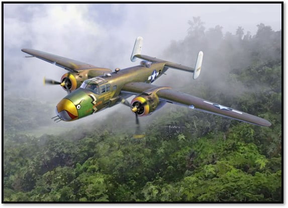 Academy 12328 USAAF B-25D Mitchell 'Pacific Theatre' 1/48 Scale 