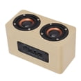 thumbnail image 1 of Wooden  Speaker Retro  Subwoofer AUX Stereo Speaker for Home Tablet, 1 of 7