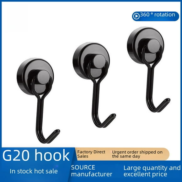 Powerful magnet rotating magnetic hook door key hook kitchen refrigerator security door magnetic hook