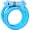 Blue, variant on BUCKLOS 4-Digit Resettable Bike Cable Lock, 135cm/4.4ft Steel Cable Anti-Theft Bicycle Lock with Cute Fish Head Design, Portable Combination Lock with Mount Bracket for Bikes, Scooters, Outdoor Use