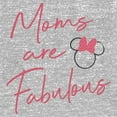 thumbnail image 2 of Women's Mickey & Friends Mother's Day Minnie Pink Logo Graphic Tee Heather Gray X Large, 2 of 3