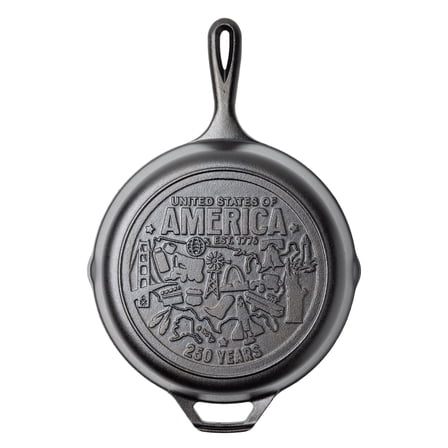 Lodge 10.25" Seasoned Cast Iron Skillet with America 250