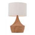 thumbnail image 1 of homeroots Éclairage 391856 Rétro Baiser Faux Bois Lampe de Table, 1 of 1