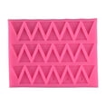 thumbnail image 1 of CRCMURE Cake Mould Letter Triangular Silicone Alphabet DIY Cake Bunting Fondant Cake Mould, 1 of 9