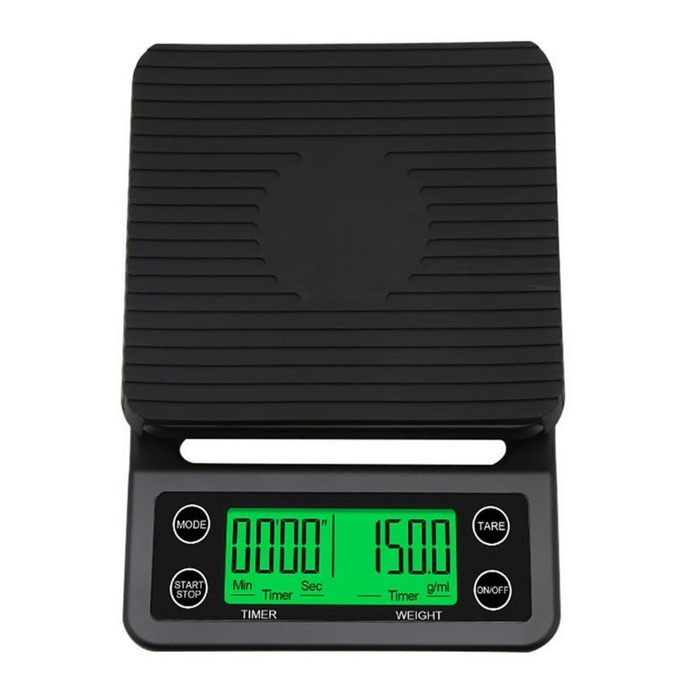 Digital Coffee Scale With Timer, Electric Kitchen Scale Food Scale