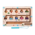 thumbnail image 1 of A Wooden Magnetic Maze Toy With Shape Recognition, Educational Activity For Hand-Eye Coordination, Travel Friendly, 1 of 6