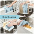 thumbnail image 2 of 6PCS Dish Towels and Dish Cloths Reuseable Dishcloths Sets for Washing Dishes, Cooking, Baking Size 11" x 11" Glass Christmas Ornaments, 2 of 9
