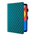 thumbnail image 2 of For Xiaomi Redmi Pad SE 8.7 inch Released 2024 Case, Rhombus Pattern Multiple Viewing Angles Stand Slim Folio Cover (Green), 2 of 6