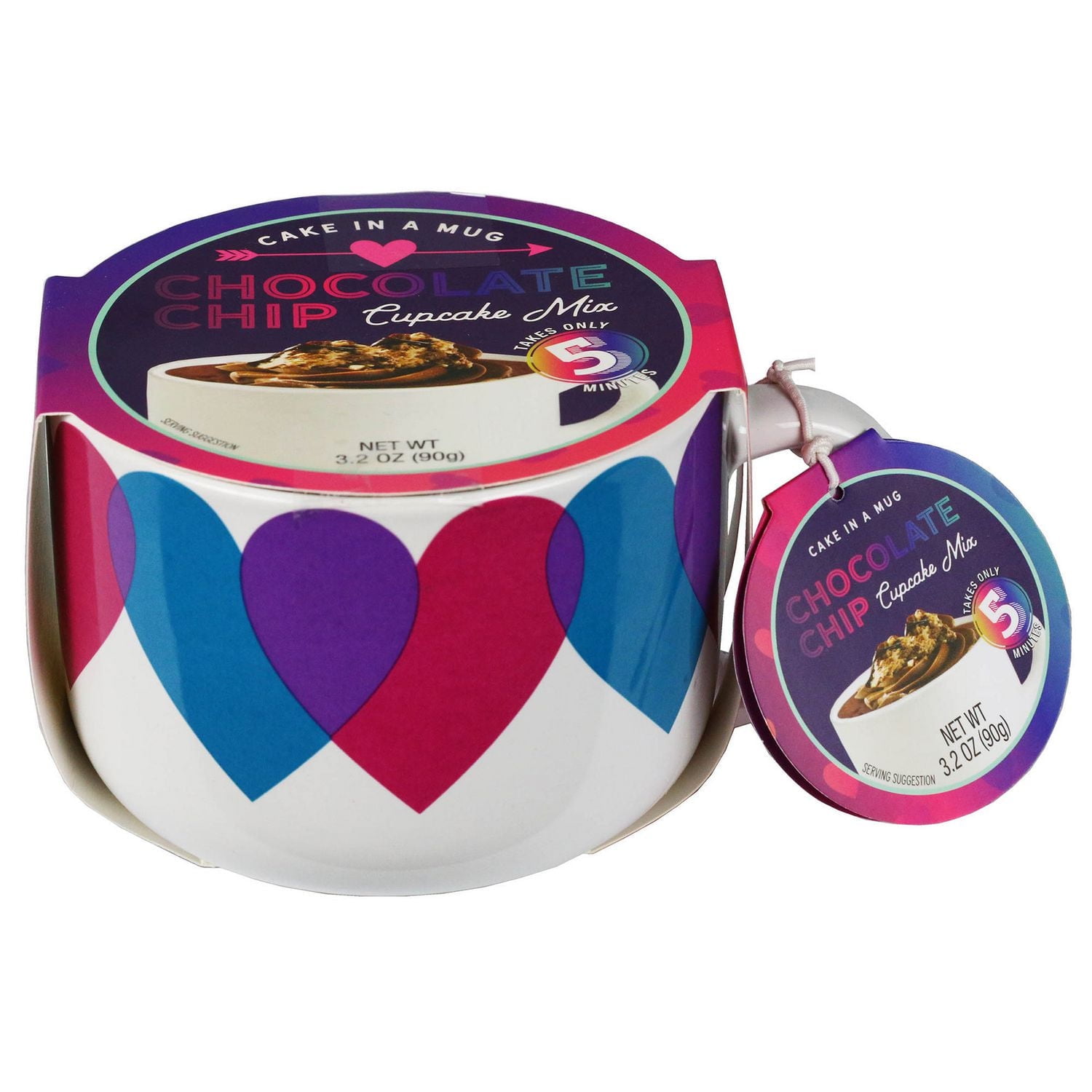 Mug Cake with Chocolate Chips, 90g Choco Chip Mug Cake