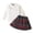 Red, variant on newwalpole Toddler Girls Skirt Set Long Sleeve Ruffle Top Shirt Plaid Skirt Fall Winter Clothes for Girls 2 Piece Outfits Blue for Size 2-3 Years