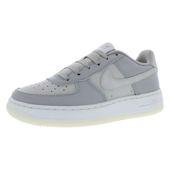 Nike Air Force 1 LV8 5 GS Boys Shoes Size 6.5, Color: Light Bone/Summit White