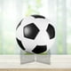 thumbnail image 2 of 2 piezas de exhibición de fútbol acrílico estantes de exhibición de baloncesto soportes de pelotas, 2 of 5