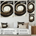 thumbnail image 4 of Designart Gold Glamour Circle III Canvas Wall Art, 4 of 5