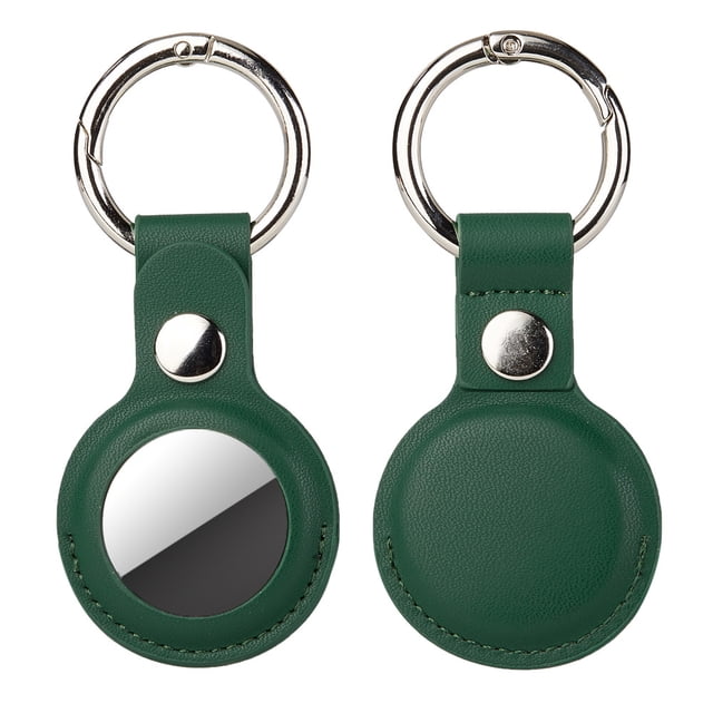 Adecuado para el rastreador Airtag de Apple, localizador de dispositivos antipérdida, funda protectora de cuero, funda protectora Airtags