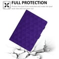 thumbnail image 4 of Allytech Case for iPad Pro 11" 4th/3rd/2nd/1st Gen, Embossed Pattern PU Leather Case with Card Slots & Pen Holder, Multi-Angle Viewing Stand Auto Sleep Wake Shockproof Case, Fit iPad Air 4/5, Purple, 4 of 10
