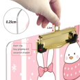 thumbnail image 4 of 12.5x9 Inch Acrylic Clipboard with Metal Clip – Single-Sided Print & Retractable Hook，Snowman, 4 of 8