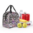 thumbnail image 5 of Kuromi Lunch Bag, Anime Lunch Box, Reusable Insulated Lunch Tote Bag For Office Work Pinic, Keep Food Fresh, Meal Handbag, 8.5*8*5 Inch, 5 of 9