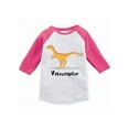 thumbnail image 1 of Awkward Styles Velociraptor Dinosaur Toddler Raglan Dinosaur Jersey Shirt Velociraptor Baseball Jersey Tshirt for Kids Dinosaur Party Dinosaur Gifts for Toddler Boys Dinosaur Shirt for Toddler Girls, 1 of 4