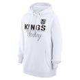 thumbnail image 2 of Women's G-III 4Her by Carl Banks  White Los Angeles Kings Team Fleece Pullover Hoodie, 2 of 3