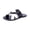 White, variant on Colorblock Toe Post Slide Sandals for Women, Minimalist Casual Summer Flat Slippers, Women's Color Block Toe Ring Flats Criss Cross Two Tone Open Toe Slide Sandals, Brown 5