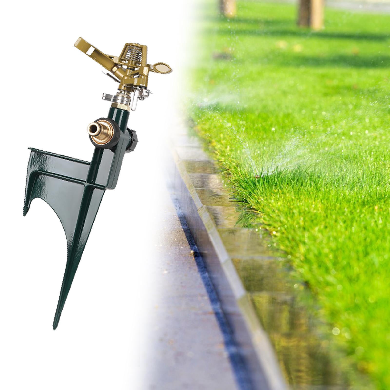 Aymzbd Impact Sprinkler Head Adjustable Water Sprinklers for Yard Garden Irrigation