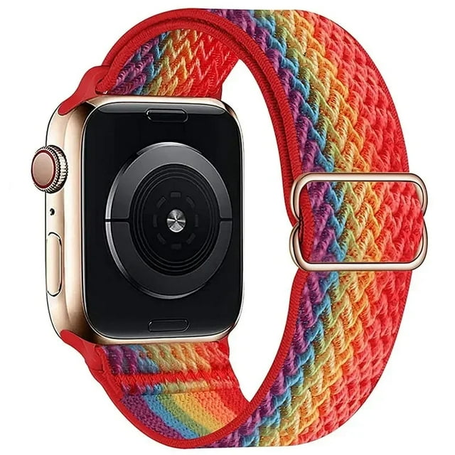 Correa Extensible De Nylon Elastica Unisex M / L 38 / 40 / 41 mm Para Apple Watch Compatible Con Serie Se / 2 / 3 / 4 / 5 / 6 / 7 /