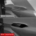 thumbnail image 3 of Car Interior Door Window Lift Control Panel Cover for Prius 60 Series Black Inner Armrest Panel RHD, 3 of 5