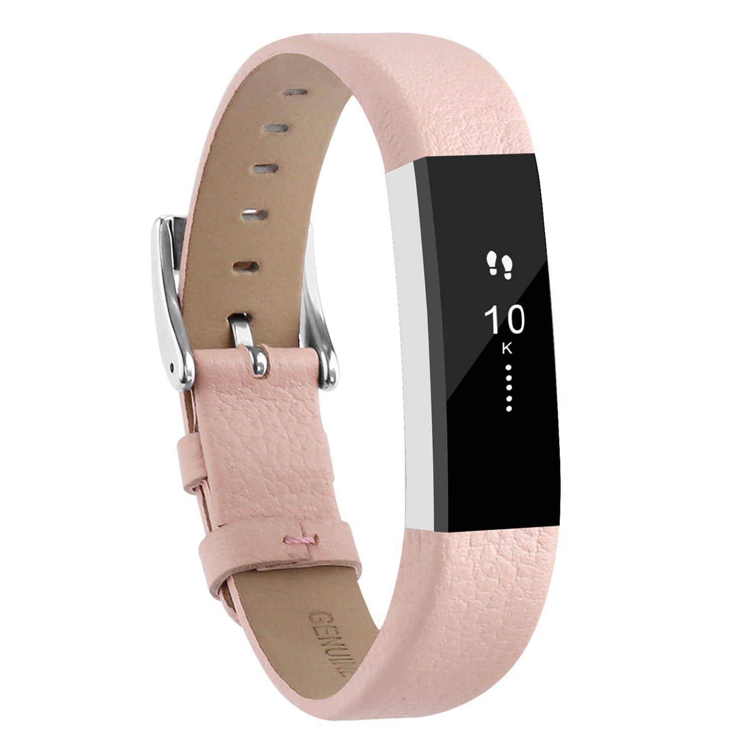 For Fitbit Alta Strap Alta HR Leather Straps Adjustable Replacement Straps f... 