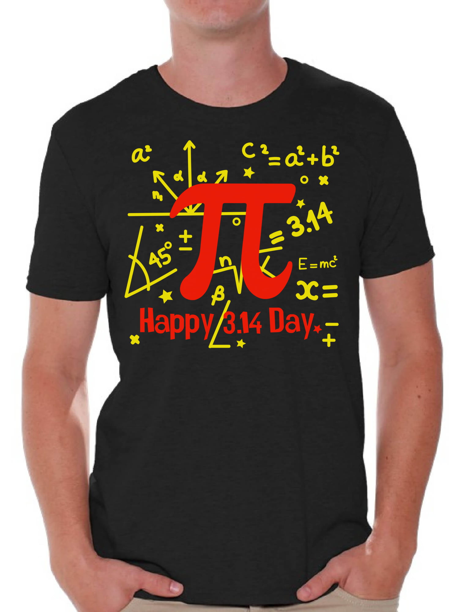 stamp Aptitude Permanent Awkward Styles Happy Pi Day T-Shirt Math T Shirts for Men 3.14 Mathematics  Tee - Walmart.com