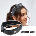 thumbnail image 2 of Diadema de malla con diamantes de imitación Unique Bargains Gris 1.3 pulgadas, 2 of 7