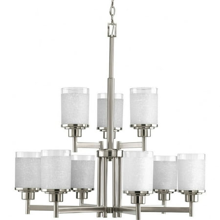 

Progress Lighting P4626 Alexa 9 Light 28 Wide Pillar Candle Chandelier - Nickel