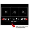thumbnail image 2 of AISENIN Custom Grandpa Photo Blanket Personalized Blanket Gift For Grandpa Grandpa Birthday Gift Custom Text Blanket Father's Day Gift, 2 of 5