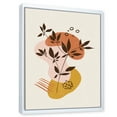 thumbnail image 3 of Designart 'Minimalist Shapes With Ancient Plant II' Modern Framed Canvas Wall Art Print, 3 of 5